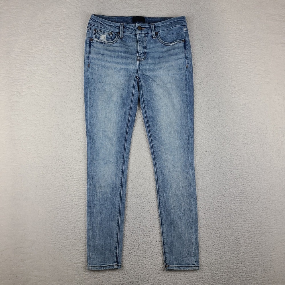 Buckle Black Jeans Womens 28x30 Blue Skinny Fit No. 53 Light Wash Denim